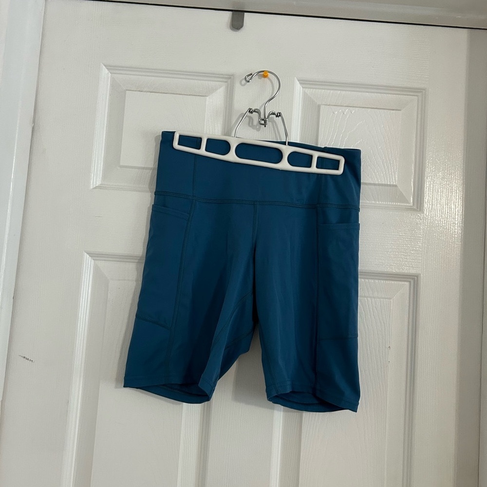 Patagonia blue Teal Performance athletic Shorts Sz M